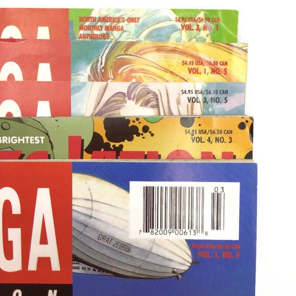 Manga Vizion Magazine Lot Vol. 1 #4 & #5, Vol. 3 #1 & #5, Vol. 4 #3 Issues - Picture 8 of 12